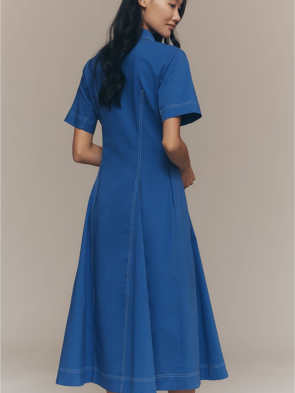 👗NTW Exquise Button-Front Midi Dress Size N 👗 - Picture 3 of 4